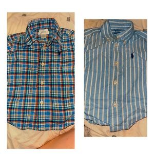 Ralph Lauren Polo Shirts Boys Size 12 Months. Selling as Bundle.